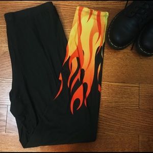 *new* flame leggings